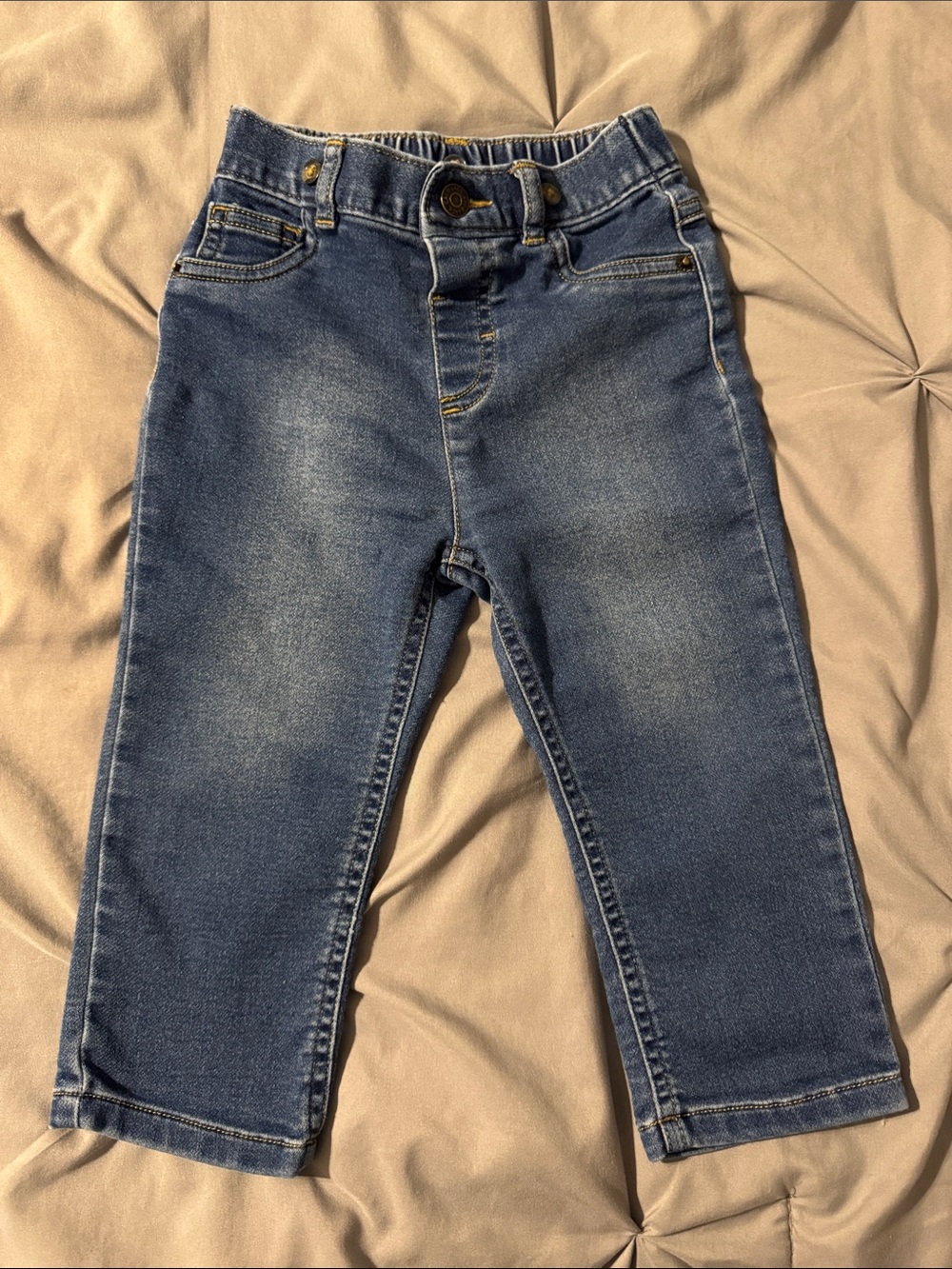 Cat & Jack Dark Blue Pull-On Jeans for Kids